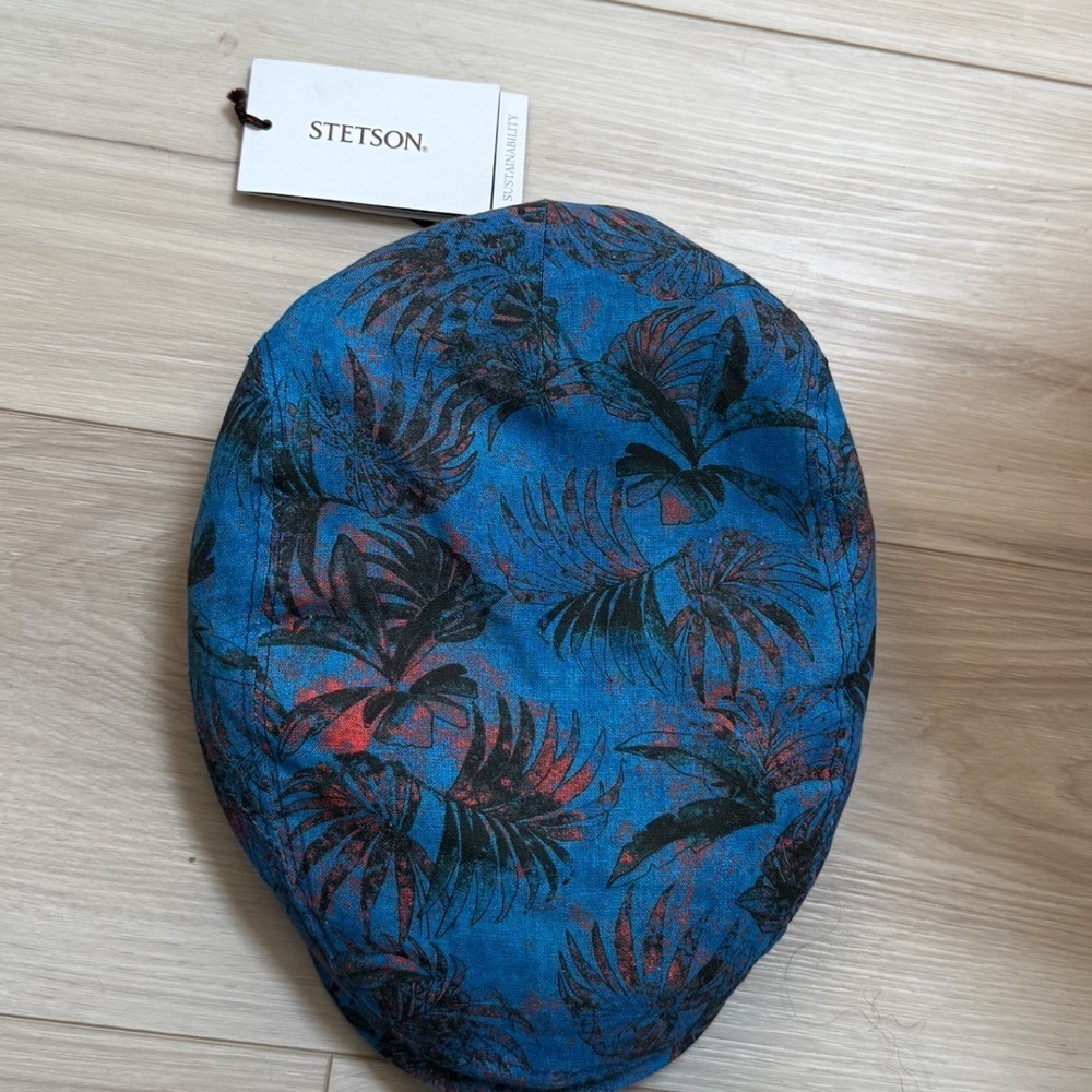 STETSON.
Texas Vilco Sustainable tropical linen Flat Cap